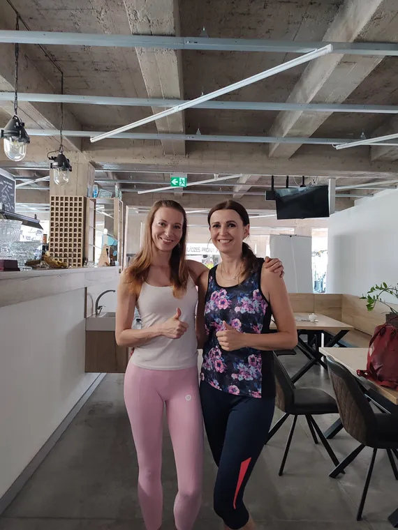 Ženy po tréningu vo fitness centre